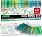 Pastel Gel Pens, 24 Pastel Milky Colors Gel Pen for Black Paper, Adults Coloring Books Drawing Doodling Crafts Scrapbooking Journaling